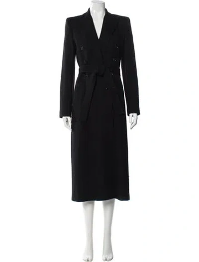 Pre-owned Dolce & Gabbana Vintage Late 1990's - Early 2000's Trench Coat In Black