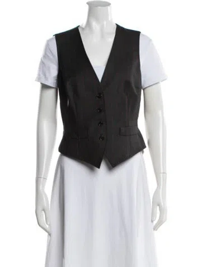 Pre-owned Dolce & Gabbana Vintage Late 1990's - Early 2000's Vest In Grey