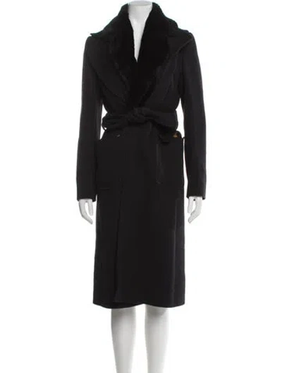Pre-owned Dolce & Gabbana Vintage Late 2000's - Early 2010's Coat In Black