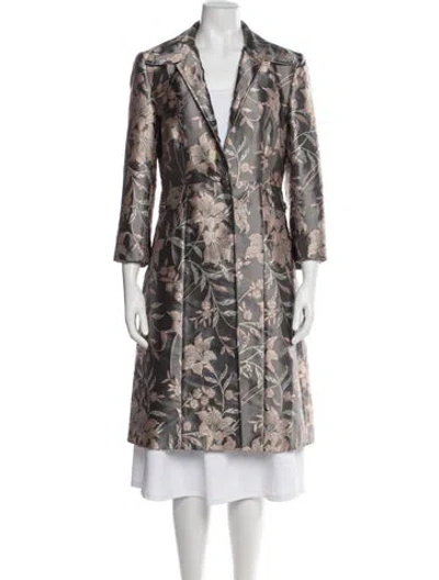 Pre-owned Dolce & Gabbana Vintage Late 2000's - Early 2010's Coat In Grey