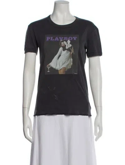 Pre-owned Dolce & Gabbana Vintage Late 2000's - Early 2010's T-shirt In Gray