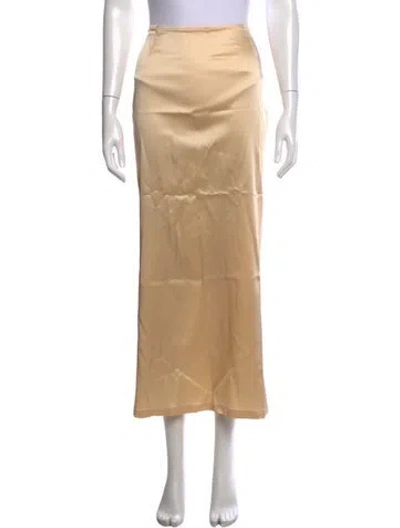 Pre-owned Dolce & Gabbana Vintage Long Skirt In Neutrals