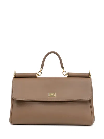 Dolce & Gabbana Vintage Luxe Mini Handbag In Caramello