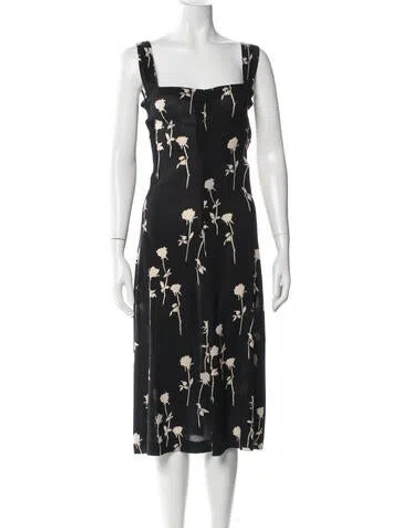 Pre-owned Dolce & Gabbana Vintage Midi Length Dress In Multi