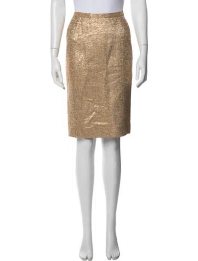 Pre-owned Dolce & Gabbana Vintage Midi Length Skirt
