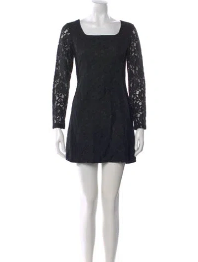 Pre-owned Dolce & Gabbana Vintage Mini Dress In Black