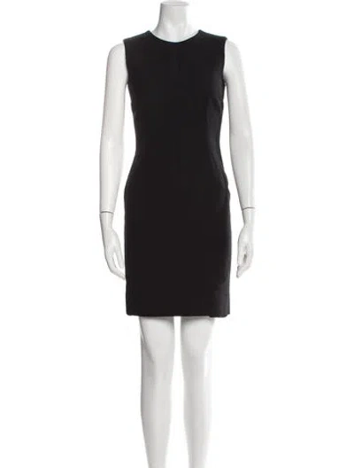 Pre-owned Dolce & Gabbana Vintage Mini Dress In Black