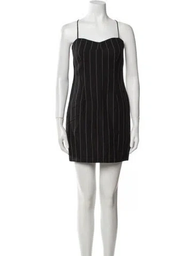 Pre-owned Dolce & Gabbana Vintage Mini Dress In Black