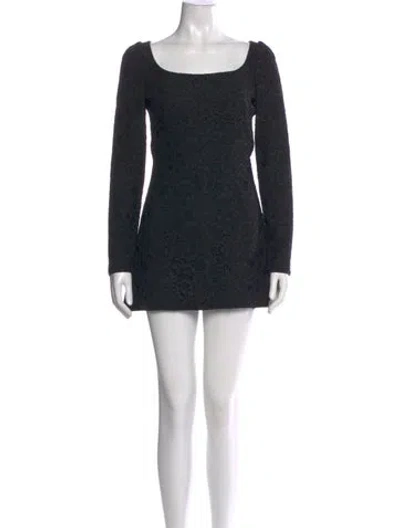 Pre-owned Dolce & Gabbana Vintage Mini Dress In Black