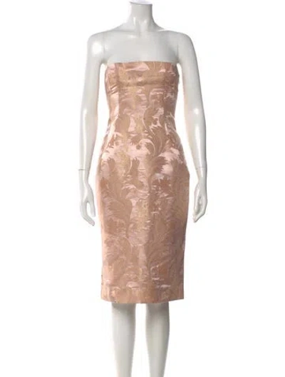 Pre-owned Dolce & Gabbana Vintage Mini Dress In Pink