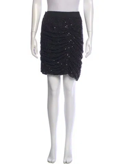 Pre-owned Dolce & Gabbana Vintage Mini Skirt In Black