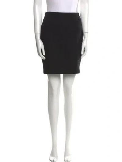 Pre-owned Dolce & Gabbana Vintage Mini Skirt In Black