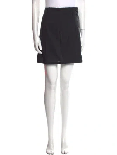 Pre-owned Dolce & Gabbana Vintage Mini Skirt In Black