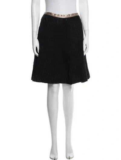 Pre-owned Dolce & Gabbana Vintage Mini Skirt In Black