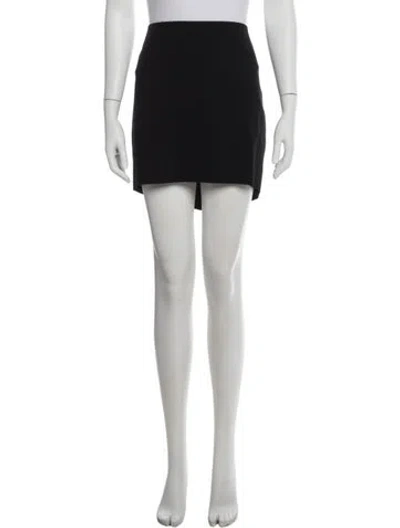 Pre-owned Dolce & Gabbana Vintage Mini Skirt In Black