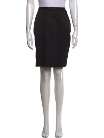 Pre-owned Dolce & Gabbana Vintage Mini Skirt In Black