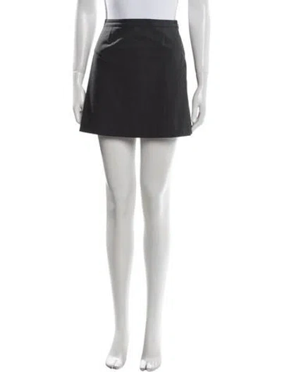 Pre-owned Dolce & Gabbana Vintage Mini Skirt In Gray