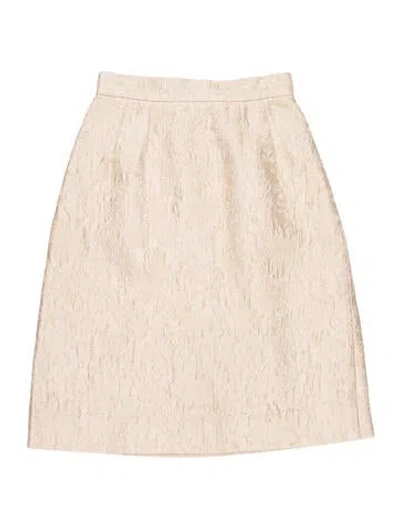 Pre-owned Dolce & Gabbana Vintage Mini Skirt In Neutrals
