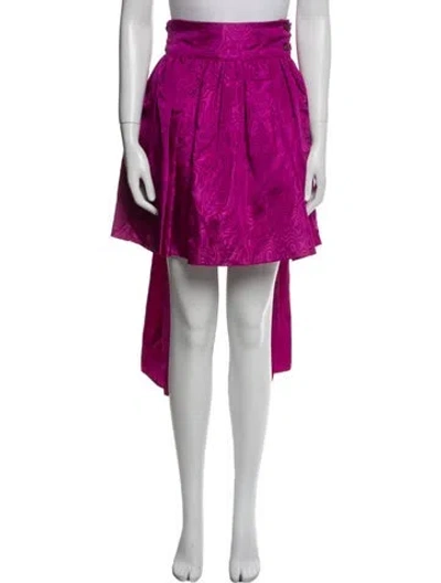 Pre-owned Dolce & Gabbana Vintage Mini Skirt In Purple