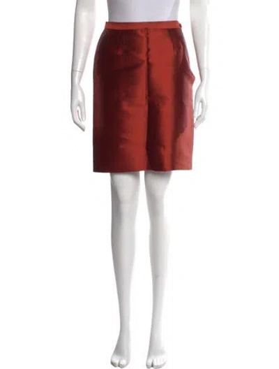 Pre-owned Dolce & Gabbana Vintage Mini Skirt In Red