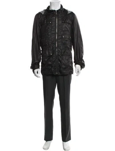 Pre-owned Dolce & Gabbana Vintage Parka In Black