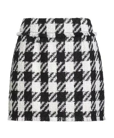 Dolce & Gabbana Vintage Plaid Skirt In Black