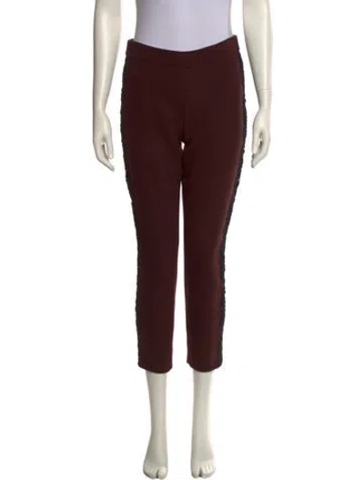 Pre-owned Dolce & Gabbana Vintage Skinny Leg Pants In Brown