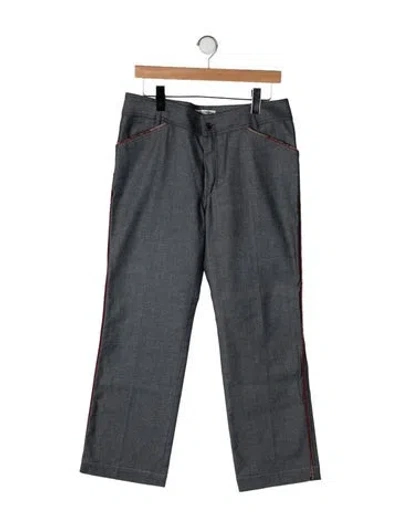 Pre-owned Dolce & Gabbana Vintage Straight Leg Jeans In Black