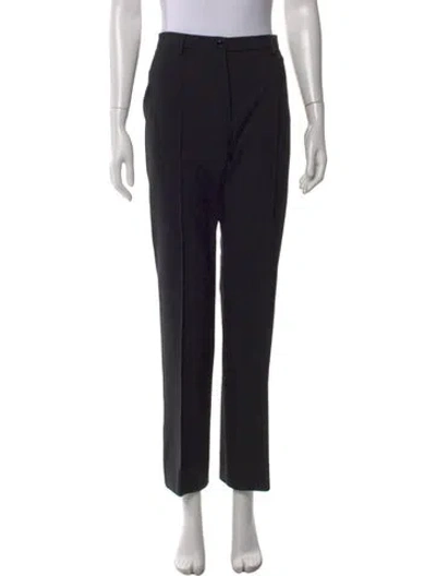 Pre-owned Dolce & Gabbana Vintage Straight Leg Pants In Black