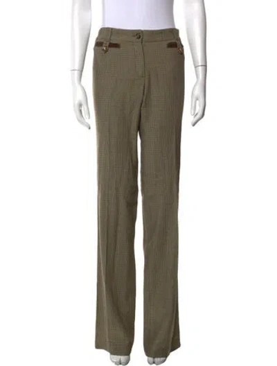 Pre-owned Dolce & Gabbana Vintage Straight Leg Pants In Brown