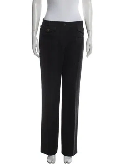 Pre-owned Dolce & Gabbana Vintage Straight Leg Pants In Gray