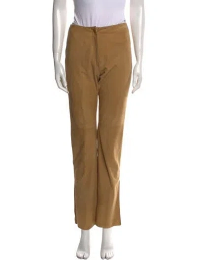 Pre-owned Dolce & Gabbana Vintage Straight Leg Pants In Neutral