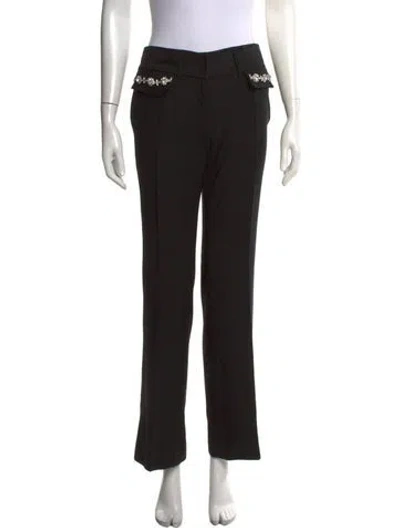 Pre-owned Dolce & Gabbana Vintage Straight Leg Pants W/ Tags In Black