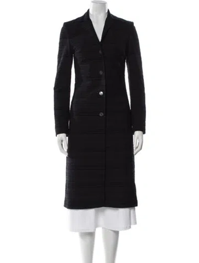 Pre-owned Dolce & Gabbana Vintage Striped Coat In Blue