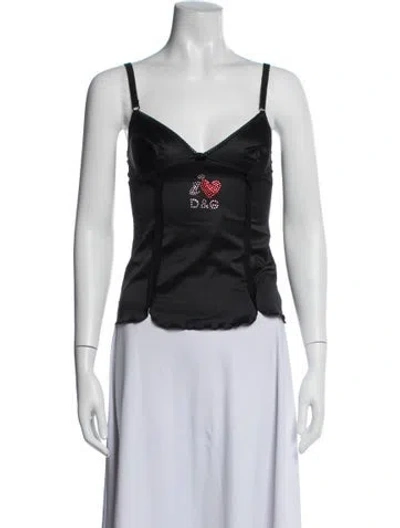 Pre-owned Dolce & Gabbana Vintage Underwear Pajamas In Black