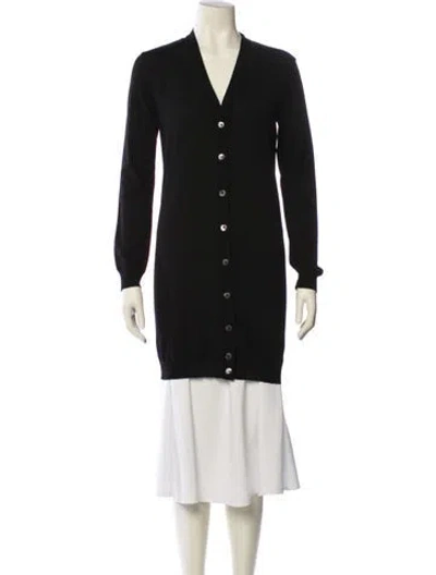 Pre-owned Dolce & Gabbana Vintage Virgin Wool Sweater In Black