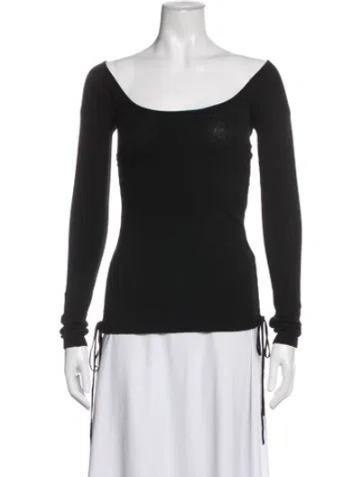 Pre-owned Dolce & Gabbana Vintage Virgin Wool Sweater In Black