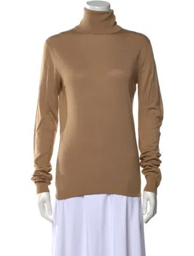 Pre-owned Dolce & Gabbana Vintage Virgin Wool Sweater In Brown