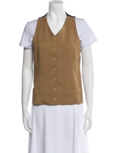 Pre-owned Dolce & Gabbana Vintage Virgin Wool Vest In Neutral