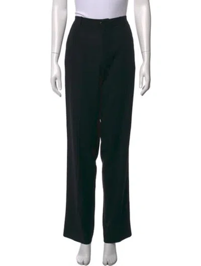 Pre-owned Dolce & Gabbana Vintage Wide Leg Pants In Black