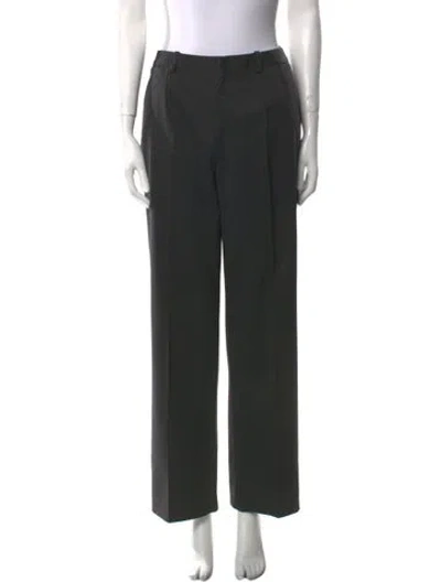 Pre-owned Dolce & Gabbana Vintage Wide Leg Pants In Gray