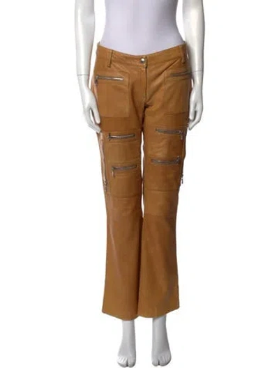Pre-owned Dolce & Gabbana Vintage Wide Leg Pants In Neutral