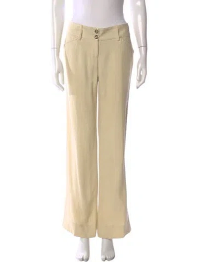 Pre-owned Dolce & Gabbana Vintage Wide Leg Pants In Neutral
