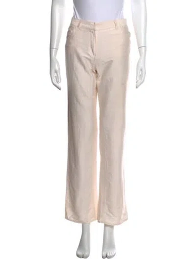 Pre-owned Dolce & Gabbana Vintage Wide Leg Pants In Neutral