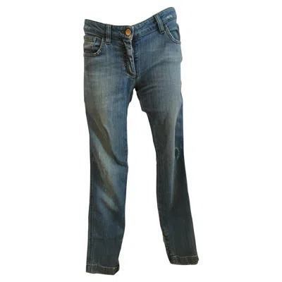 Pre-owned Dolce & Gabbana Vintage Women's Denim Jeans Size 42 It - Excellent In Black