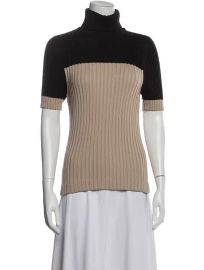 Pre-owned Dolce & Gabbana Vintage Wool Sweater In Brown