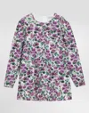 Dolce & Gabbana Violets-print Dress In Animal Print