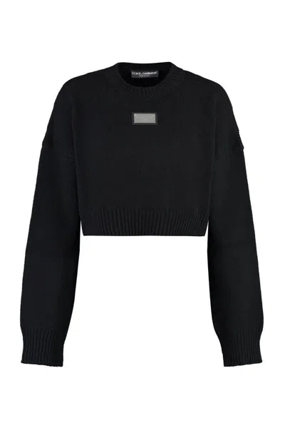 DOLCE & GABBANA DOLCE & GABBANA VIRGIN WOOL AND CASHMERE PULLOVER