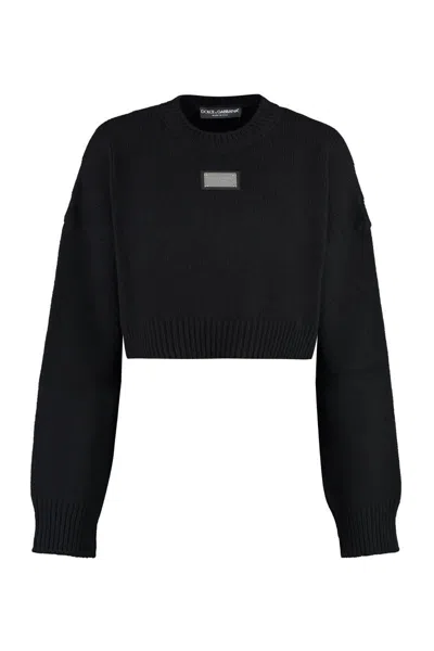 DOLCE & GABBANA DOLCE & GABBANA VIRGIN WOOL AND CASHMERE PULLOVER