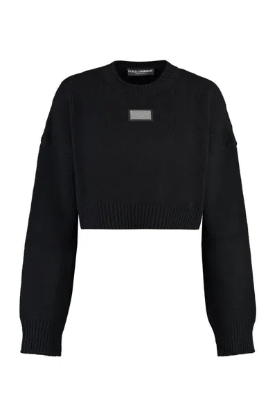 DOLCE & GABBANA DOLCE & GABBANA VIRGIN WOOL AND CASHMERE PULLOVER